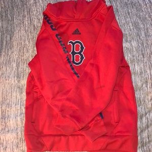 Men’s Red Medium Adidas Boston Red Sox Hoodie